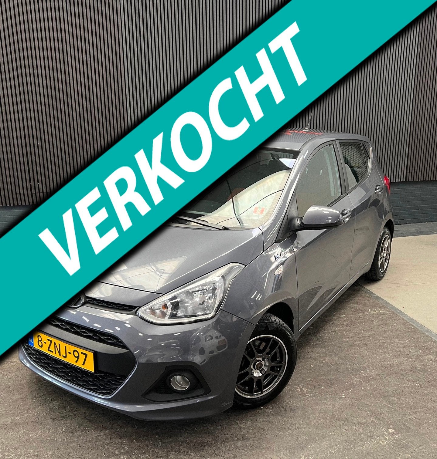 Hyundai I10 1.0i Go! Airco - Nav - NAP - Cruise Cntrl - Bleu, Auto's, Voorwielaandrijving, Euro 5, Stof, Gebruikt