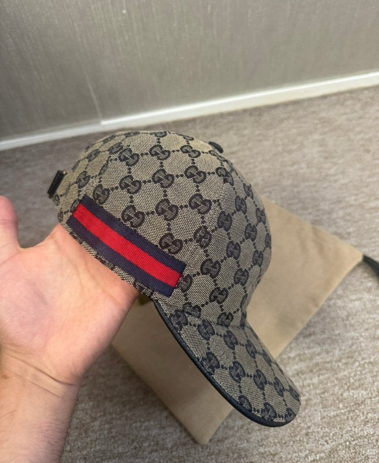Gucci Pet Origineel GG Canvas Blauw - Maat Medium, Kleding | Heren, Ophalen of Verzenden, Gedragen, Pet