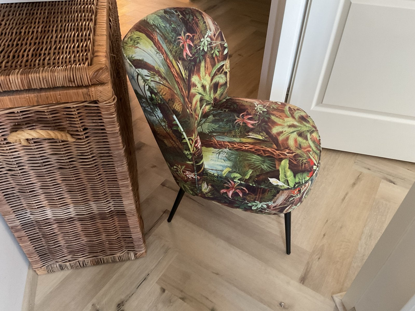 Jungle Cocktail Fauteuil, Ophalen, Zo goed als nieuw, Stof, 50 tot 75 cm