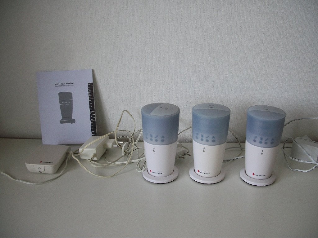 Bellman & Symfon Telefoonzender BE1431 - 3x Flitslamp BE1441, Diversen, Verpleegmiddelen, Ophalen of Verzenden, Zo goed als nieuw