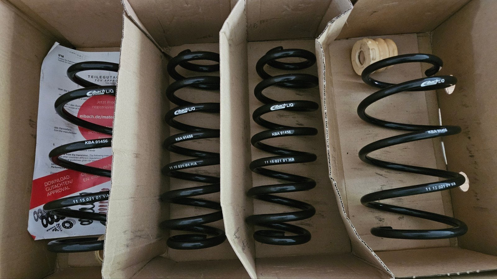 Eibach Pro-Kit Veren Audi A3 (GY) / VW Golf 8 (CD), Ophalen, Gebruikt, Audi
