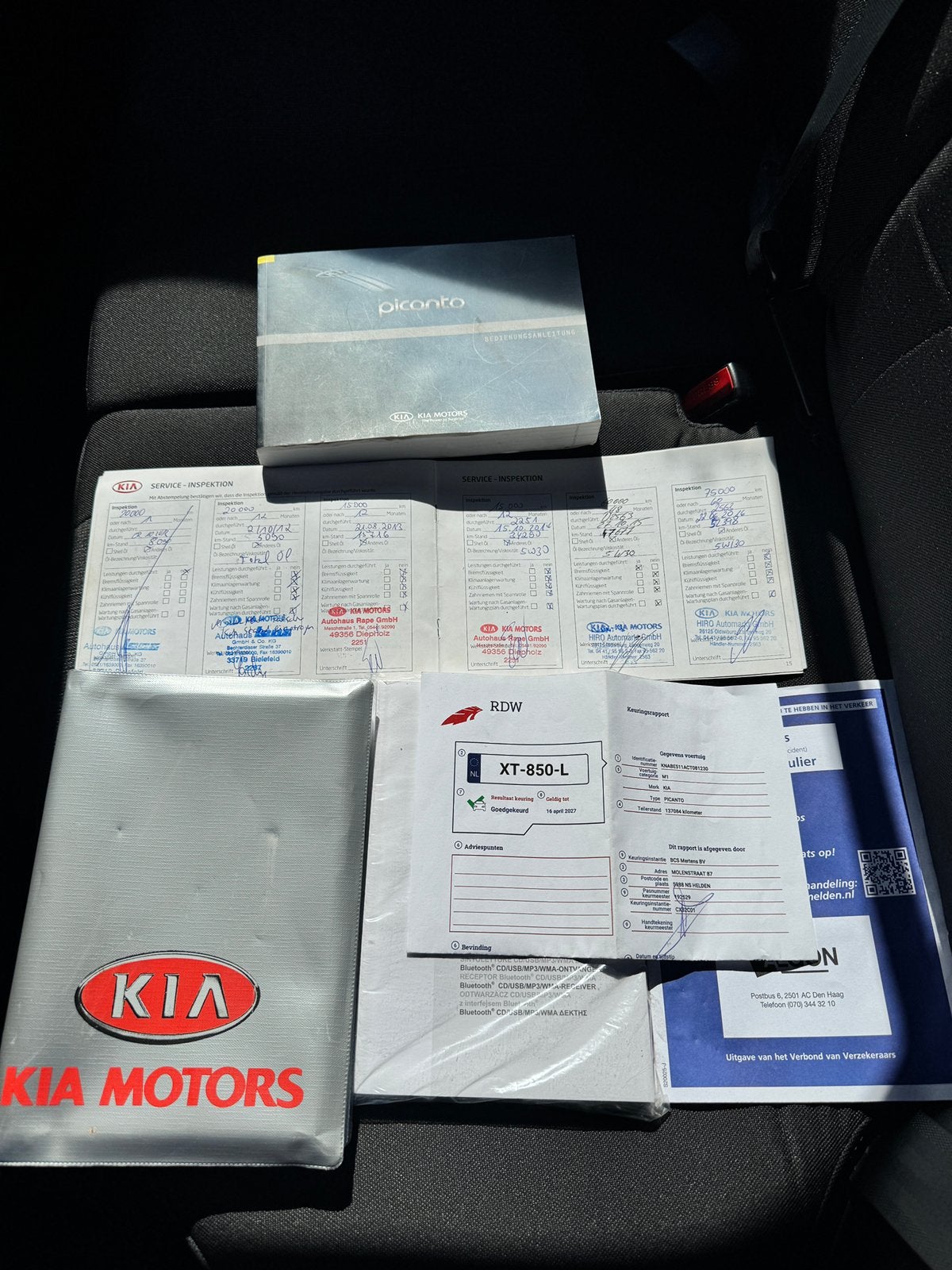 Kia Picanto 1.0 Cvvt | 2011| AİRCO | 5-DRS | 2. EİGENAAR |, Auto's, Voorwielaandrijving, Euro 5, 24 km/l, Handgeschakeld
