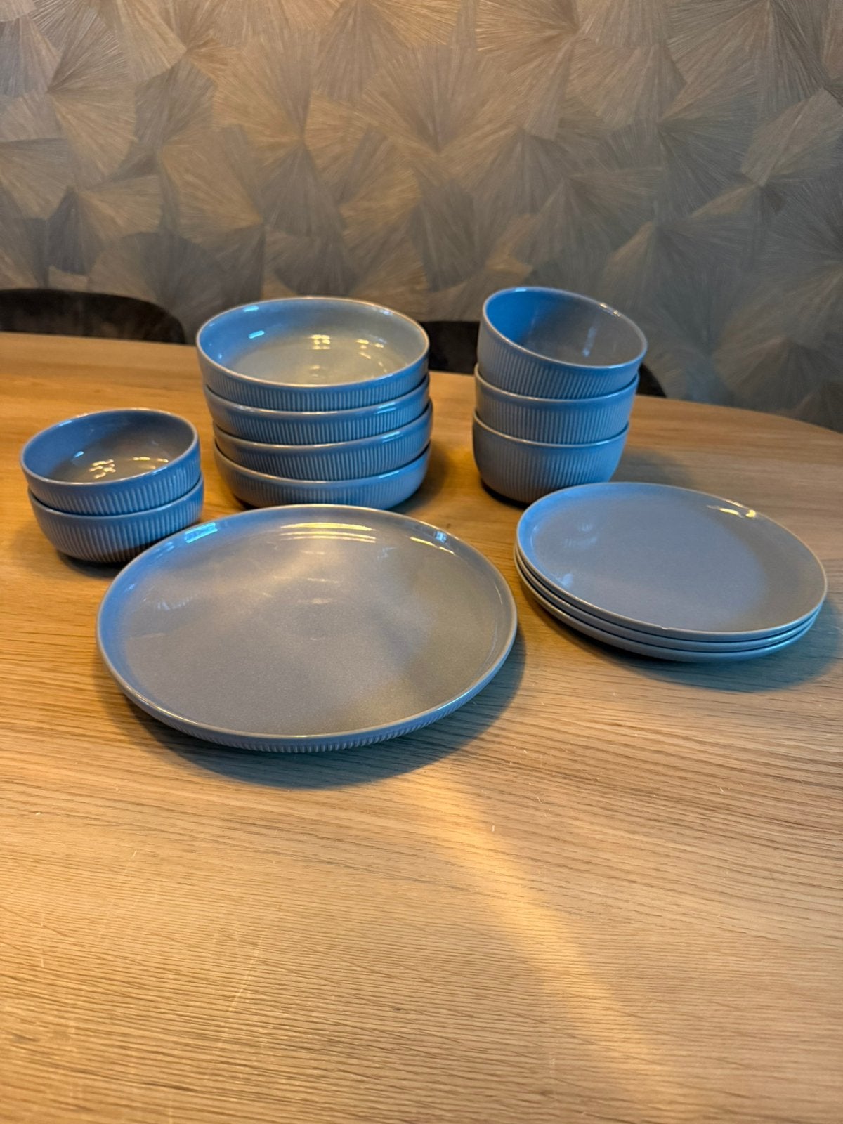 Servies - Royal Kempen & Begeer - blauw - ook los te koop, Ophalen, Zo goed als nieuw, Blauw, Overige typen