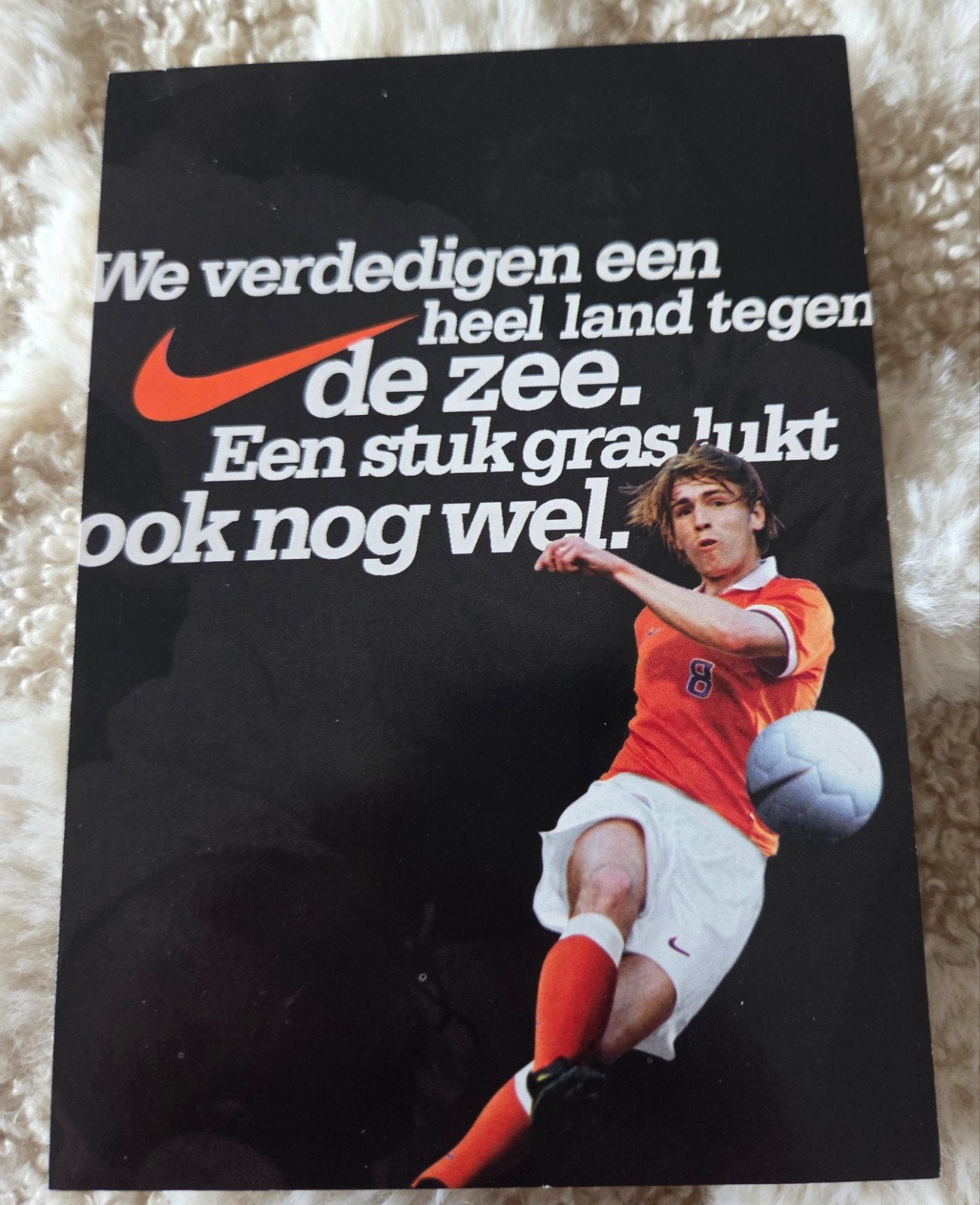 Nike - Edgar Davids - voetbal ansichtkaart, Verzenden, 1980 tot heden, Ongelopen, Sport en Spel