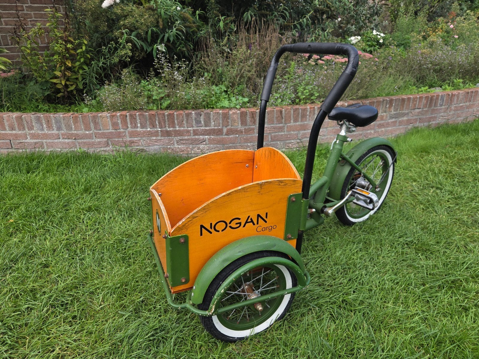 Nogan Cargo mini Bakfiets - Groen 16 inch, Terugtraprem, Gebruikt, Goederen, Ophalen