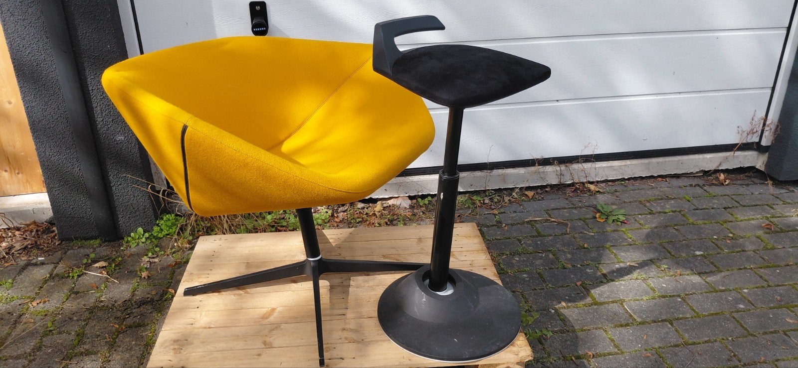 Design stoelen (Montis &  Aeris Muvman), Draaibaar, 60 tot 90 cm, Ophalen of Verzenden, 2 krukken