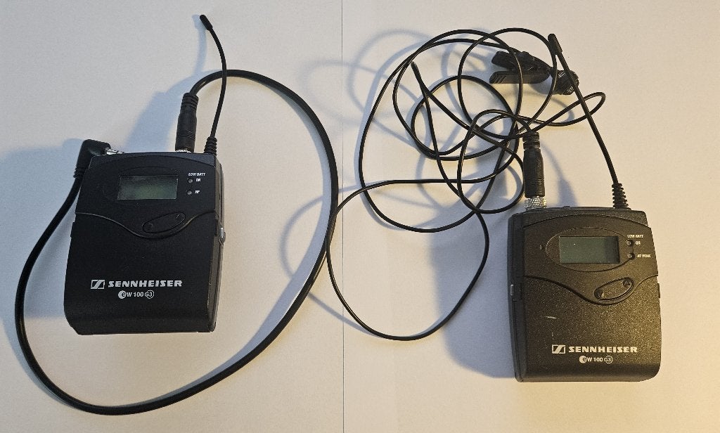 Sennheiser EW100 G3 draadloze lavalier set, Ophalen of Verzenden, Zo goed als nieuw, Overige typen, Draadloos