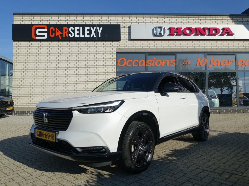 Honda HR-V 1.5 i-MMD 131pk CVT, Auto's, Lane Keeping Assist, Euro 6, Leder en Stof, Wit