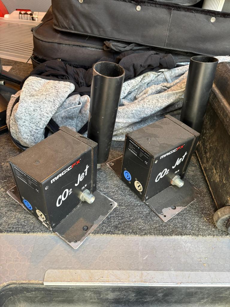 2x Magic FX CO2 Jet - Krachtige CO2 effecten, Muziek en Instrumenten, Ophalen of Verzenden, Gebruikt, Rookmachine