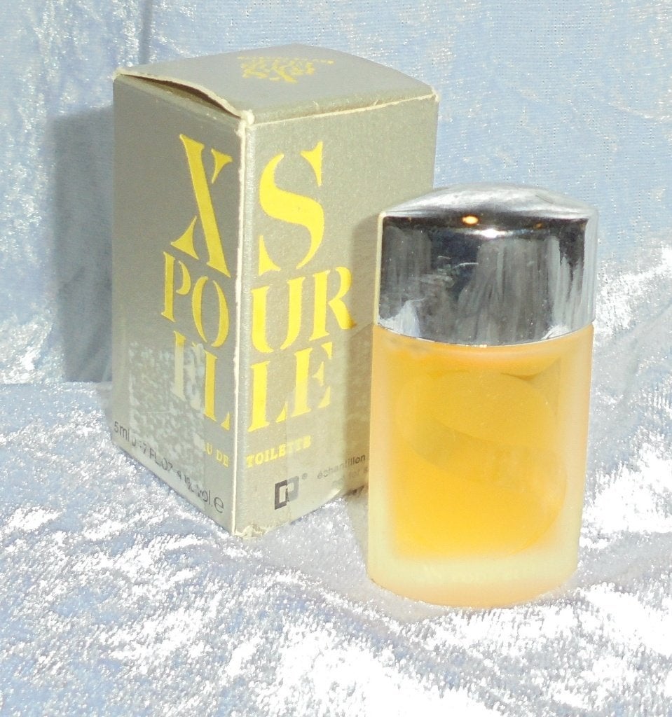 Volle parfum mini Paco rabanne xs pour elle + Doosje, Ophalen of Verzenden, Zo goed als nieuw, Miniatuur, Gevuld