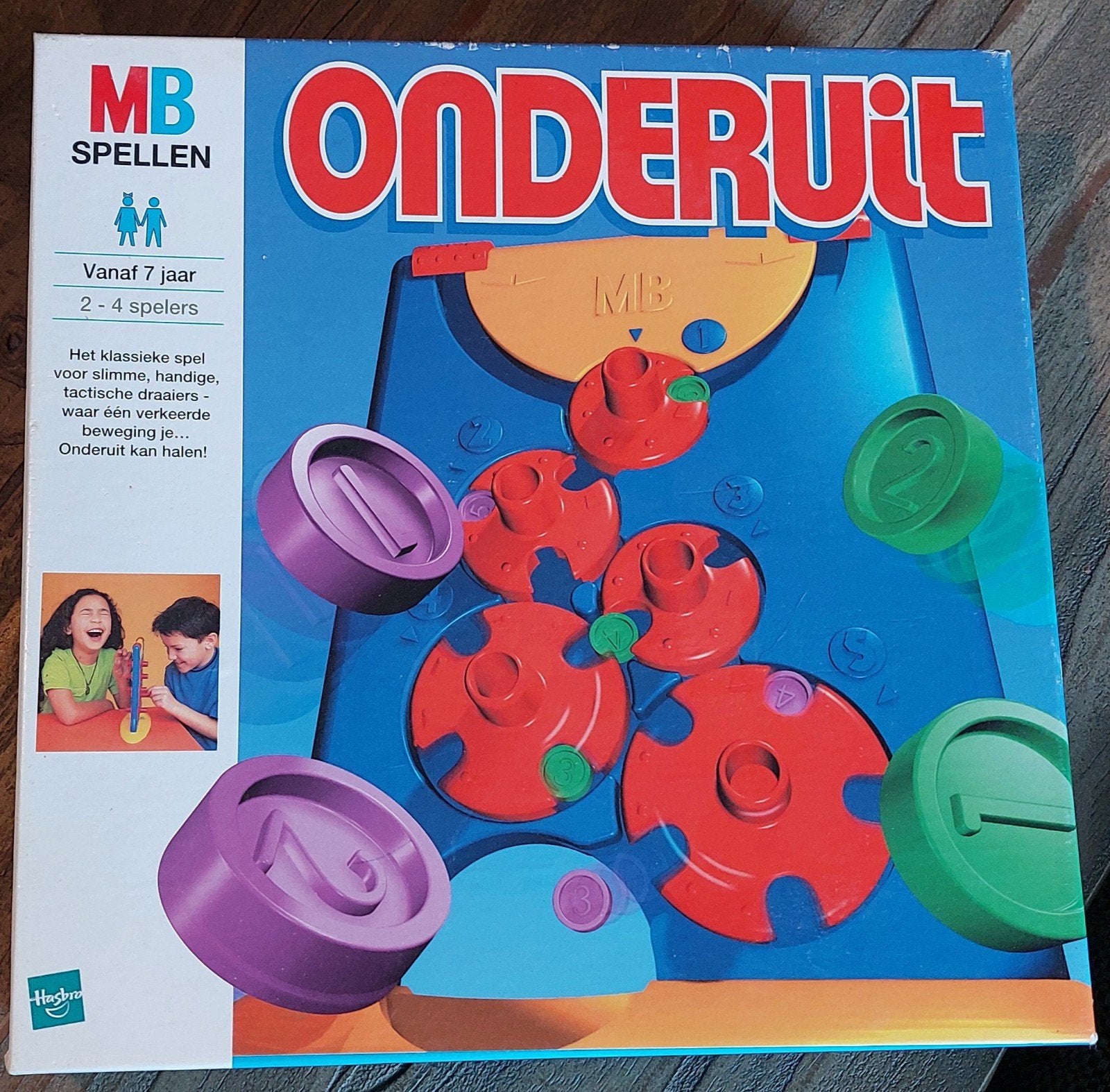 Onderuit - Tactisch Draaiwiel Spel, Hobby en Vrije tijd, Gezelschapsspellen | Bordspellen, Een of twee spelers, Ophalen of Verzenden