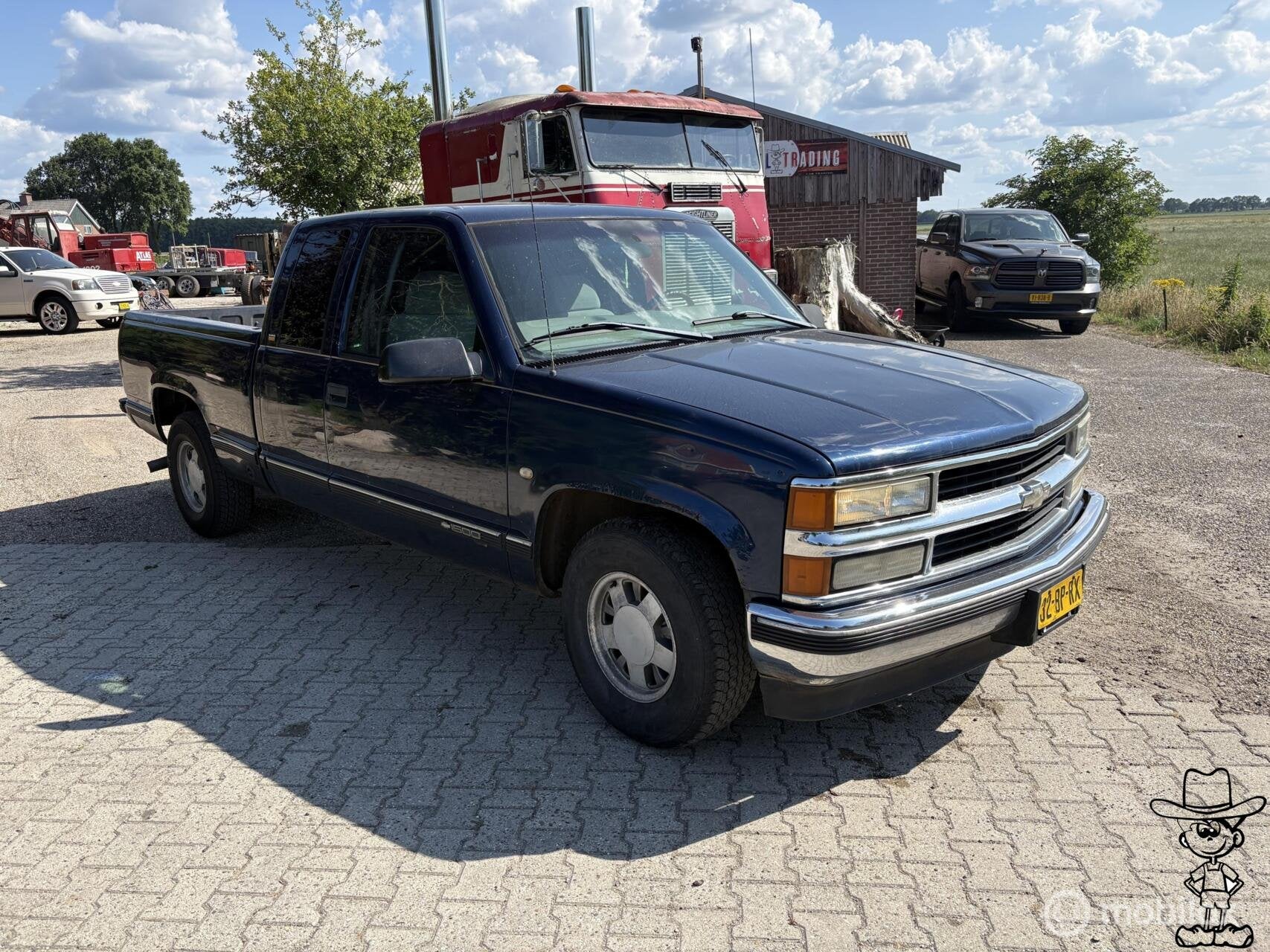 Chevrolet en DODGE C1500 dodge ram 1500 2 pick-ups COMBIDEAL, Euro 2, Gebruikt, 8 cilinders, 254 pk