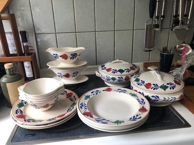 Boerenbont servies, Huis en Inrichting, Keuken | Servies, Ophalen, Gebruikt, Schaal of Schalen, Aardewerk
