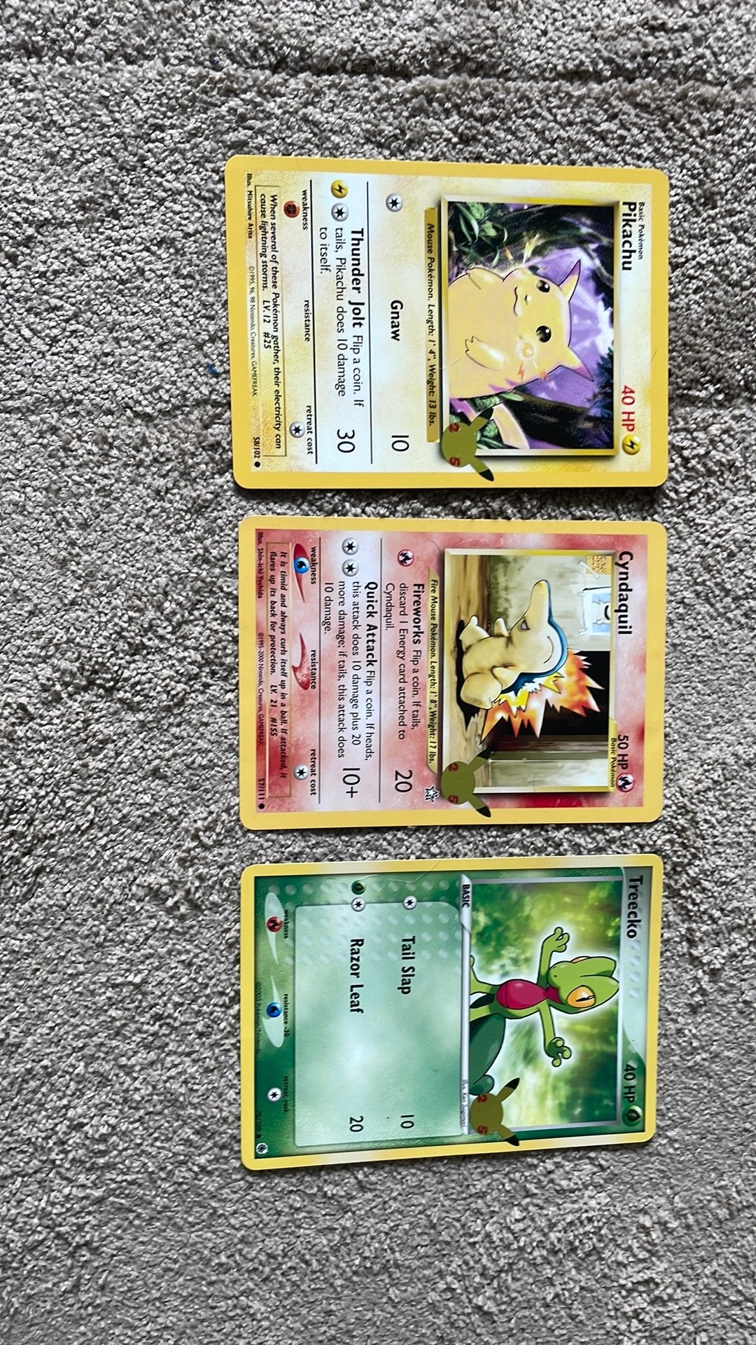 Pikachu jumbo & Cyndaquil jumbo & Treecko jumbo, Ophalen of Verzenden, Nieuw