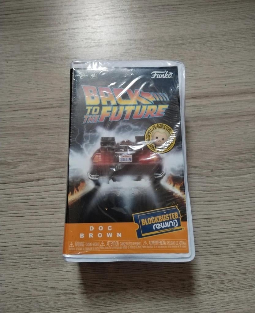 Funko Blockbuster Rewind Back to the Future Doc Brown, Ophalen of Verzenden, Nieuw