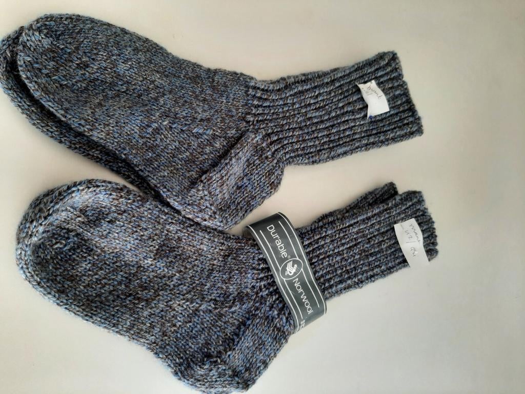 Warme eigengebreide sokken van Durable Norwool.machine wasba, Ophalen of Verzenden