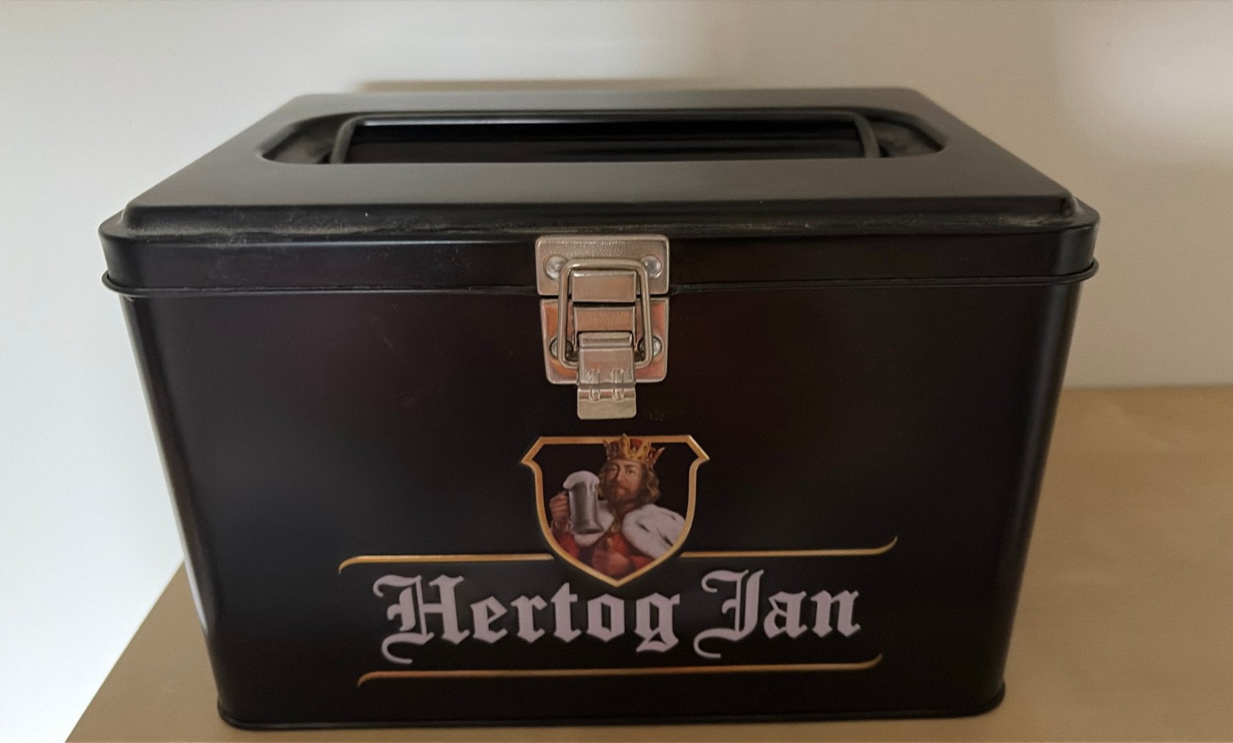 Collectors bierkistje HJ koelboxje, Verzamelen, Ophalen of Verzenden, Zo goed als nieuw, Flesje(s), Overige merken