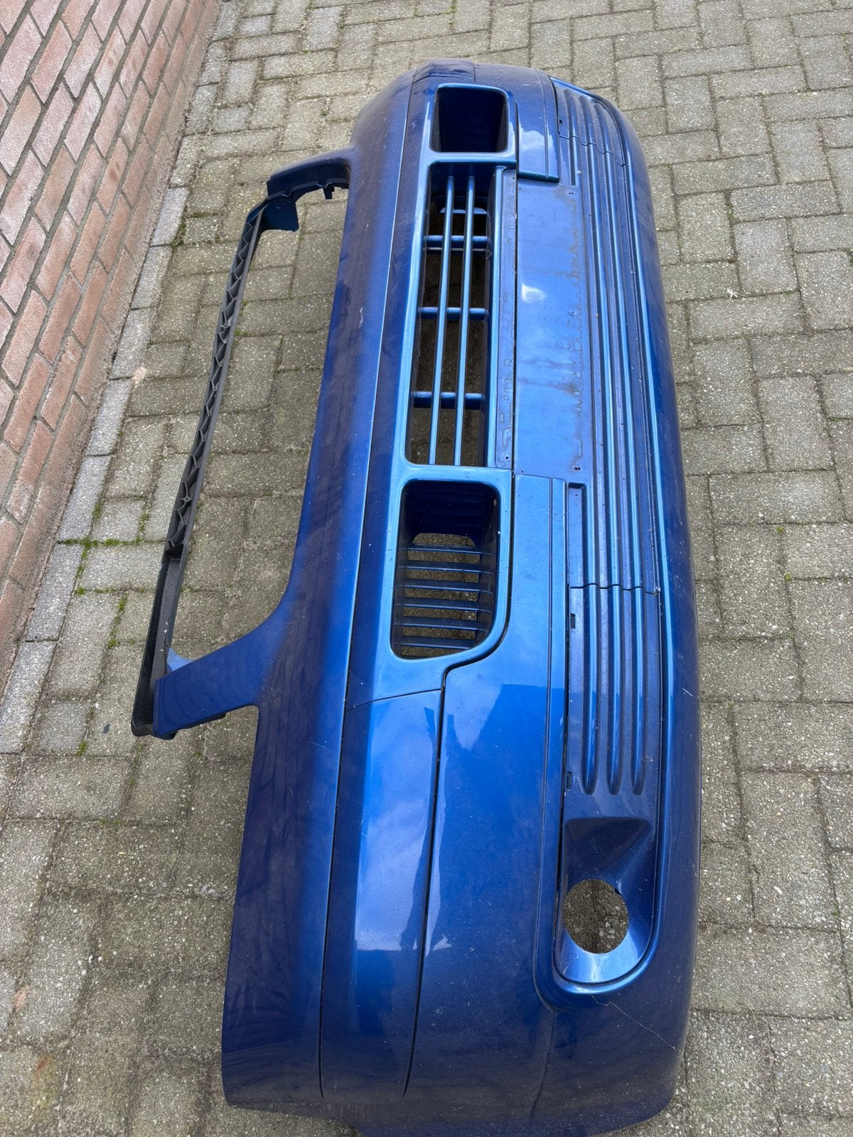 Volkswagen Transporter T5 Bumper - Blauw, Auto-onderdelen, Ophalen, Gebruikt, Bumper, Volkswagen
