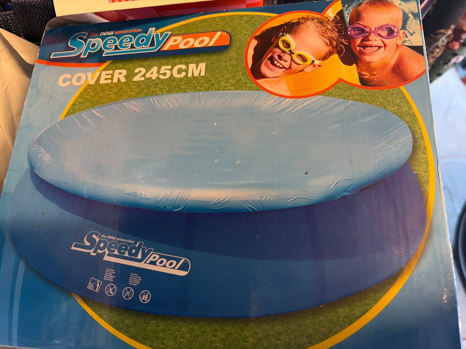 Speedy Pool Zwembadafdekzeil 245cm, Tuin en Terras, Ophalen of Verzenden, Nieuw, Afdekzeil