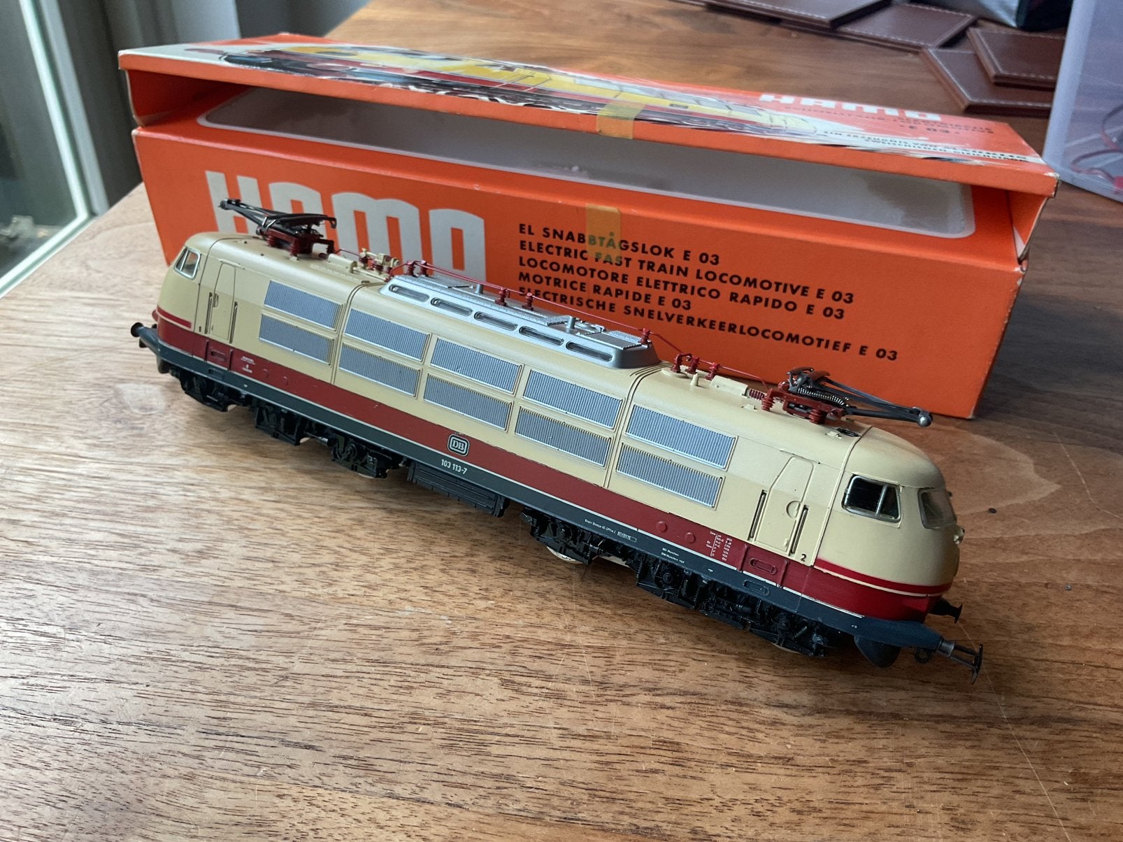 Hamo marklin locomotief E 03, Verzenden, Zo goed als nieuw, Märklin, Gelijkstroom