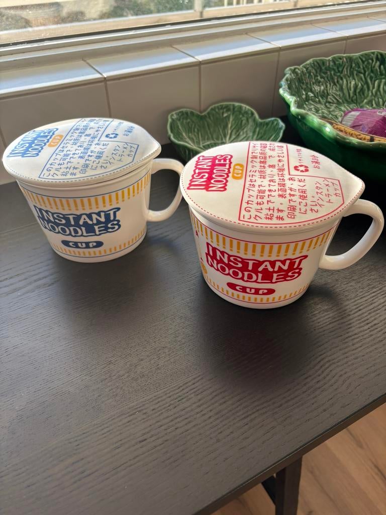 Ceramic Instant Noodles Cup (ramen bowl), Ophalen, Overige stijlen, Glas, Schaal of Schalen