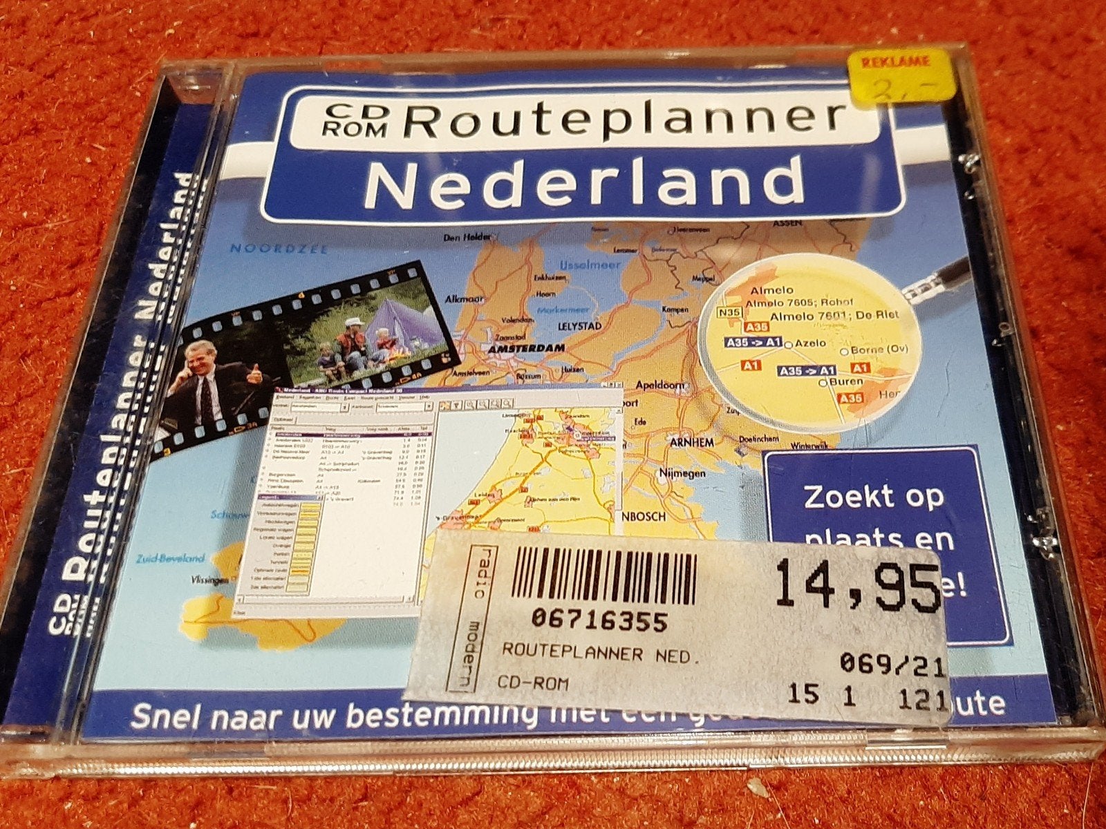 CD-ROM Routeplanner Nederland - Multimedia International, Gebruikt, Multimedia International, Ophalen of Verzenden, Nederland