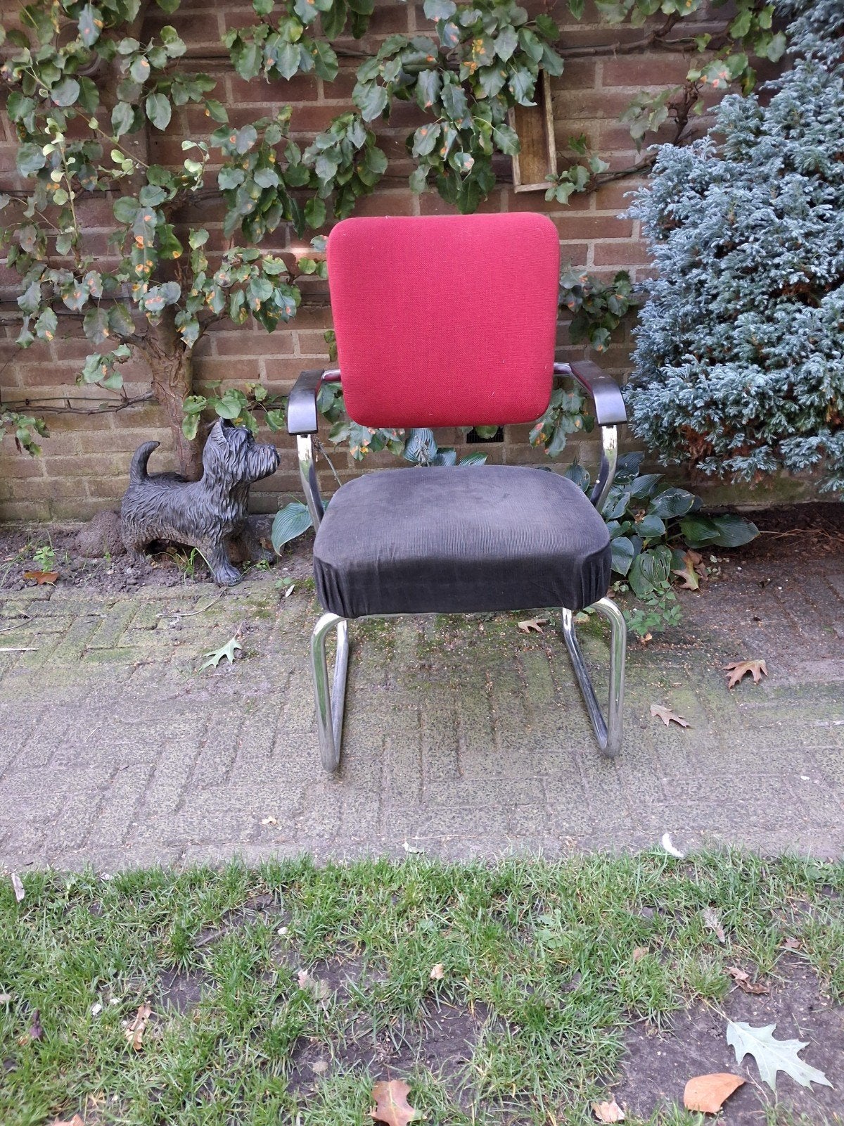 Vintage Buisframe Stoel (Gispen?), Ophalen