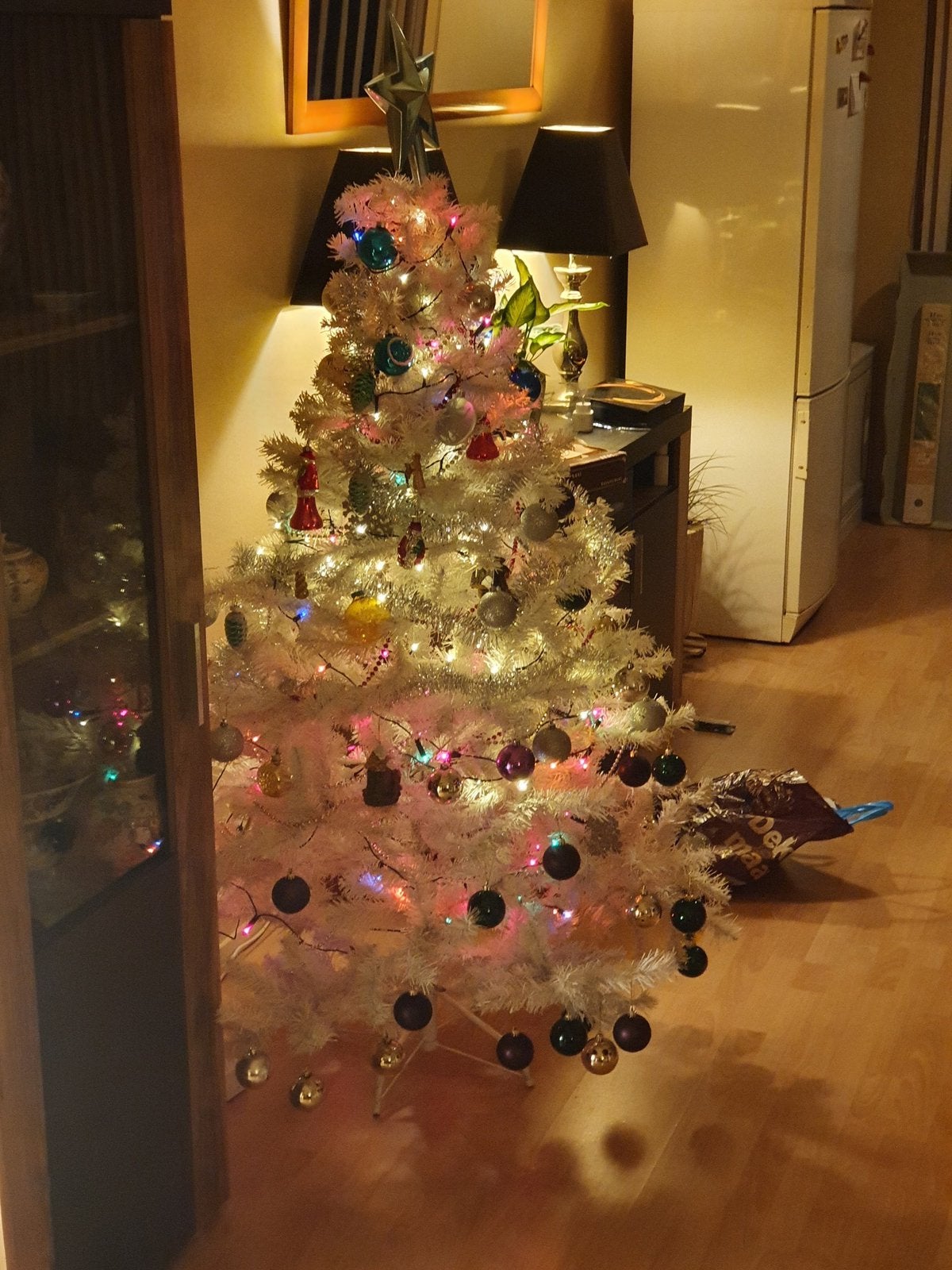 Witte kunst kerstboom, Ophalen, Zo goed als nieuw