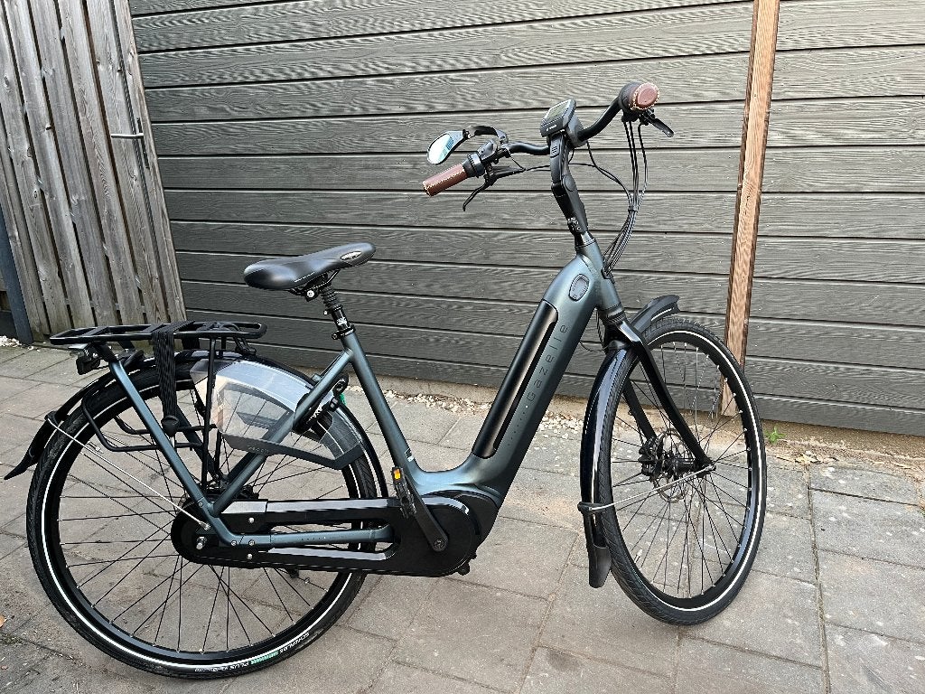 Dames Gazelle Grenoble CMB8, L49 cm, schijfremmen, Ophalen, (Extra) lage instap, 47 tot 50 cm, Zo goed als nieuw