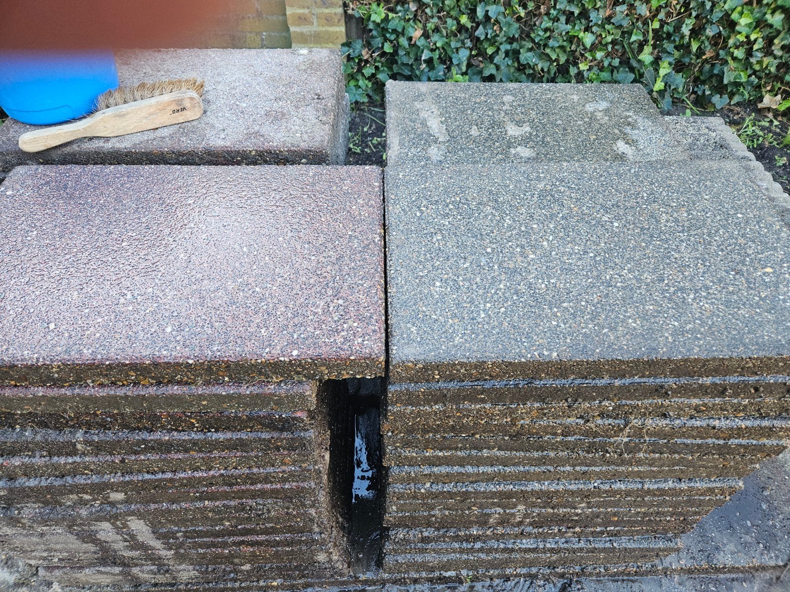 Tuintegels en opsluitbanden, Tuin en Terras, Ophalen, Gebruikt, 10 m² of meer, Beton