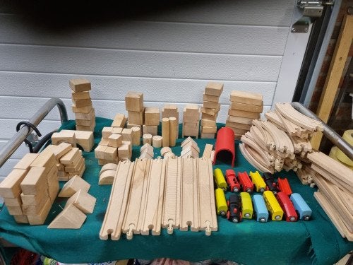 treinbaan van hout met veel exstra's, Ophalen of Verzenden, 'T Olde Gre-j, Info@toldegrej.nl, Endepoelstraat 20f Didam