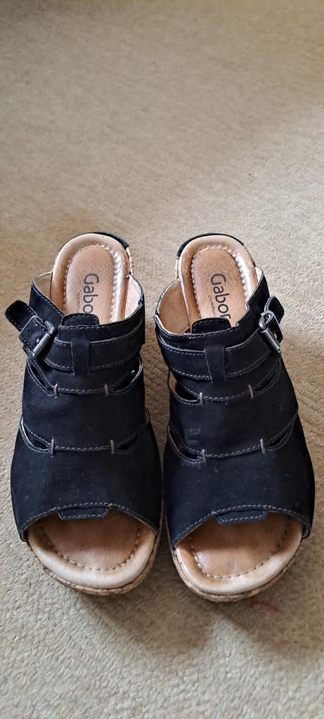 Gabor Comfort Muiltjes Zwart Maat 7,5, Kleding | Dames, Zwart, Gabor, Gedragen, Sandalen of Muiltjes
