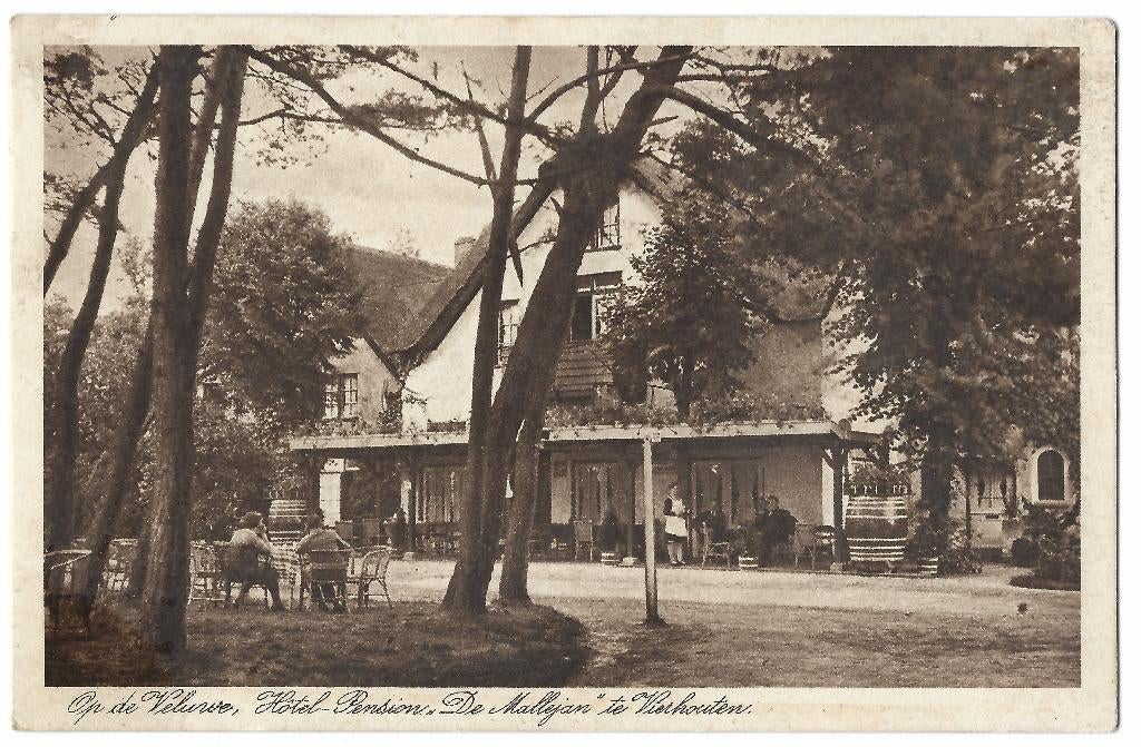 Vierhouten, Op de Veluwe. Hotel-Pension "De Mallejan", Verzenden, 1920 tot 1940, Ongelopen, Gelderland