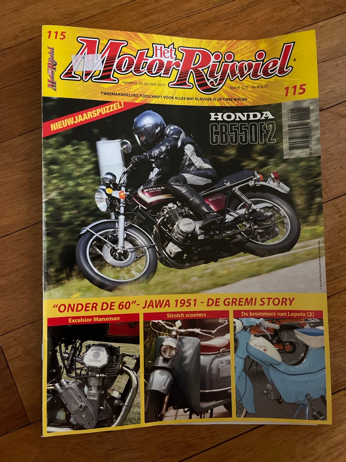 Het MotorRijwiel 115: Honda CB550 F2, Excelsior, Norton, Ophalen of Verzenden, Zo goed als nieuw, Merk of Model