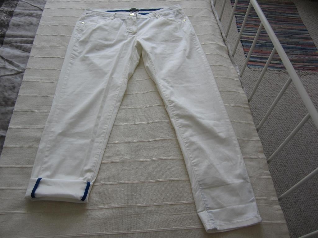 broek - 40 - Broadway, Kleding | Dames, Maat 38/40 (M), Wit, Ophalen of Verzenden, Zo goed als nieuw