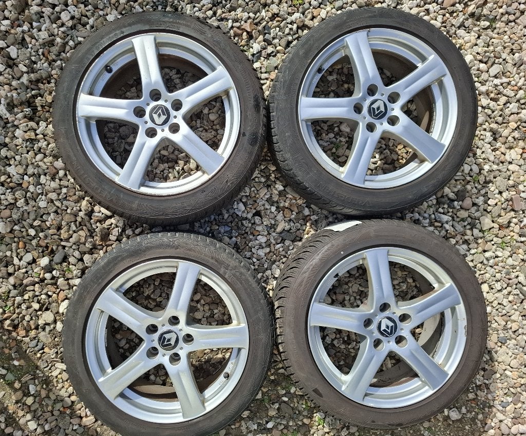 Renault /  Enzo 17" winterset 205/50 R17 (wielen + velgen), Auto-onderdelen, Ophalen, Gebruikt, Banden en Velgen, 17 inch