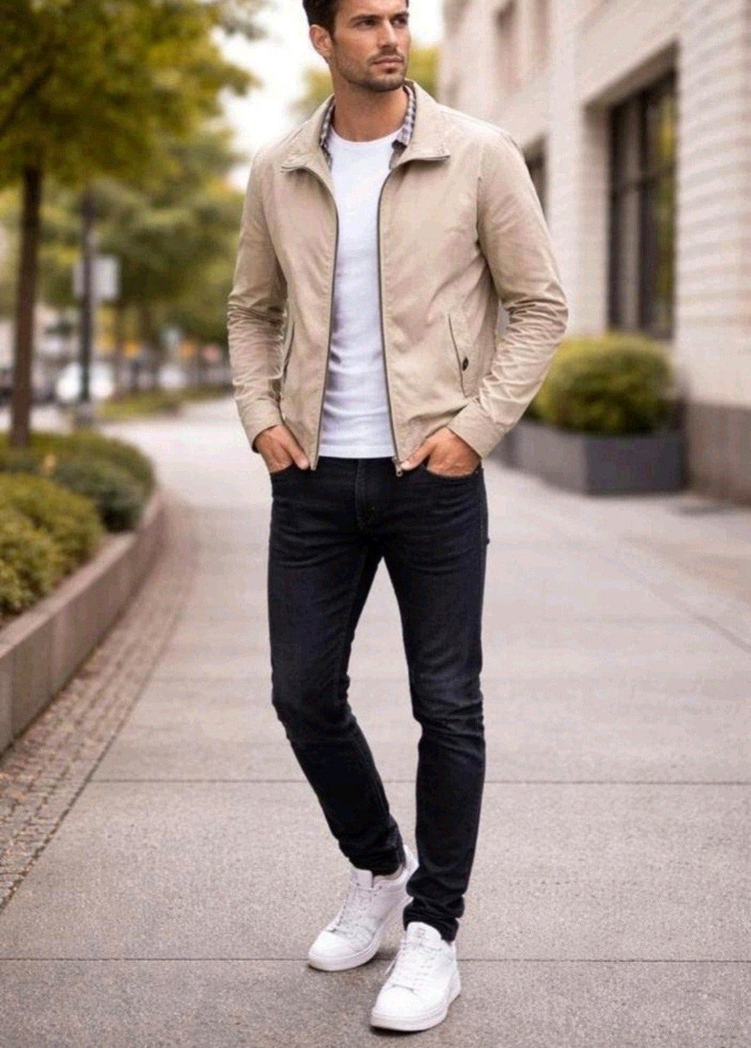 Canda by C&A Herenjack Beige/Zandkleur Maat M, Kleding | Heren, Maat 48/50 (M), Beige, Ophalen of Verzenden, Zo goed als nieuw
