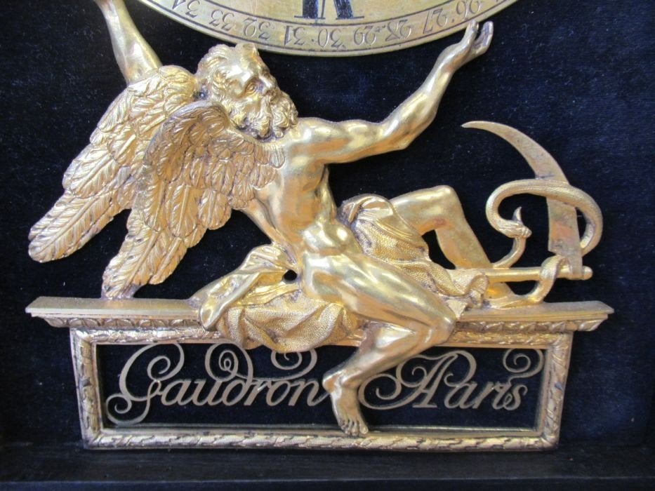 Oer 10911 ANTIEKE 17e eeuwse religieuze klok Gaudron a Paris, Antiek en Kunst, Ophalen
