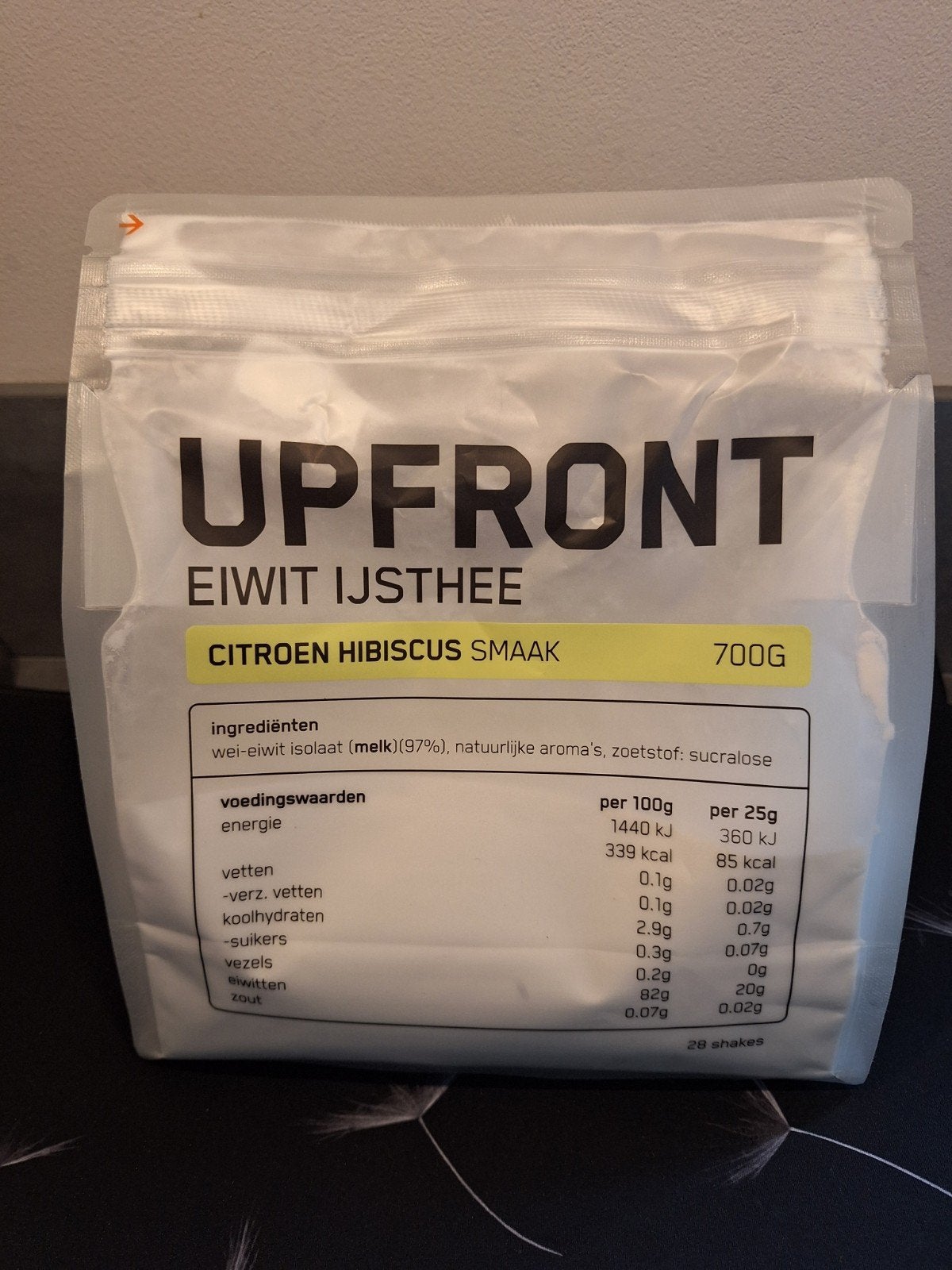 Upfront Eiwit ijsthee citroen hibiscus, Ophalen of Verzenden, Nieuw, Poeder of Drank