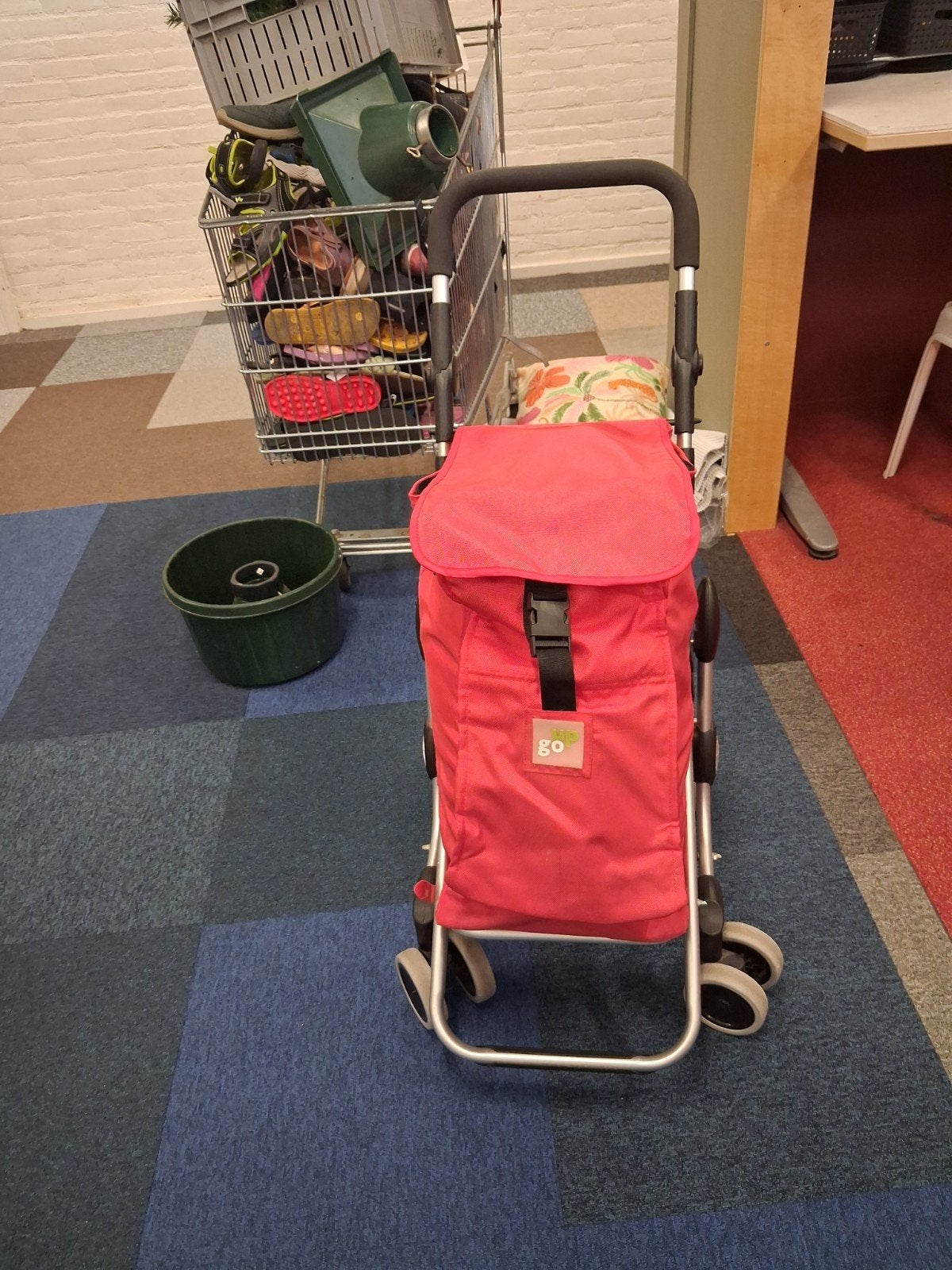boodschappenwagentje, 40 tot 60 cm, 30 cm of meer, Gebruikt, Ophalen of Verzenden