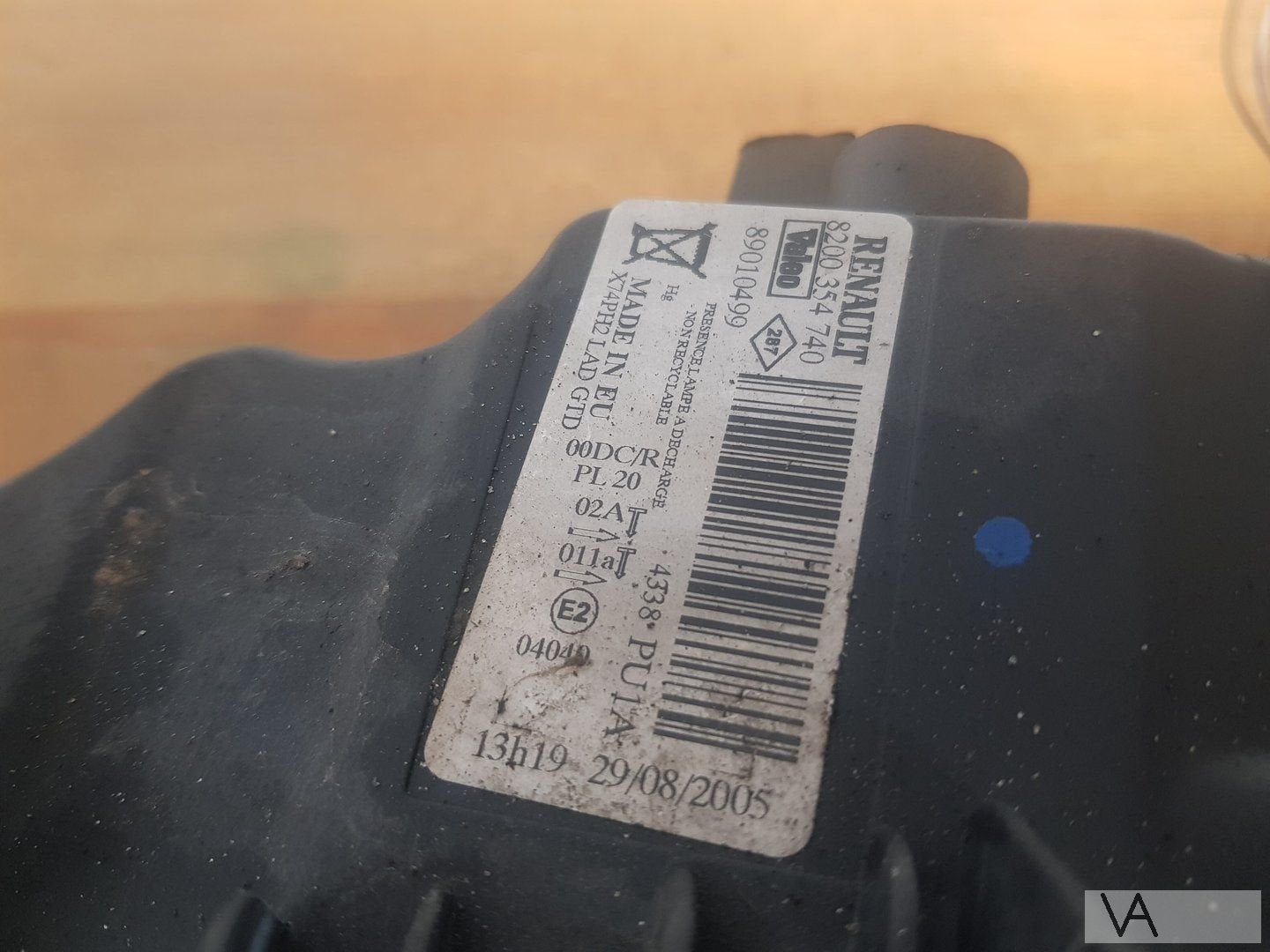 Renault Laguna 2005 - 2008 koplamp links XENON 8200354740, Gebruikt, -, Renault, -