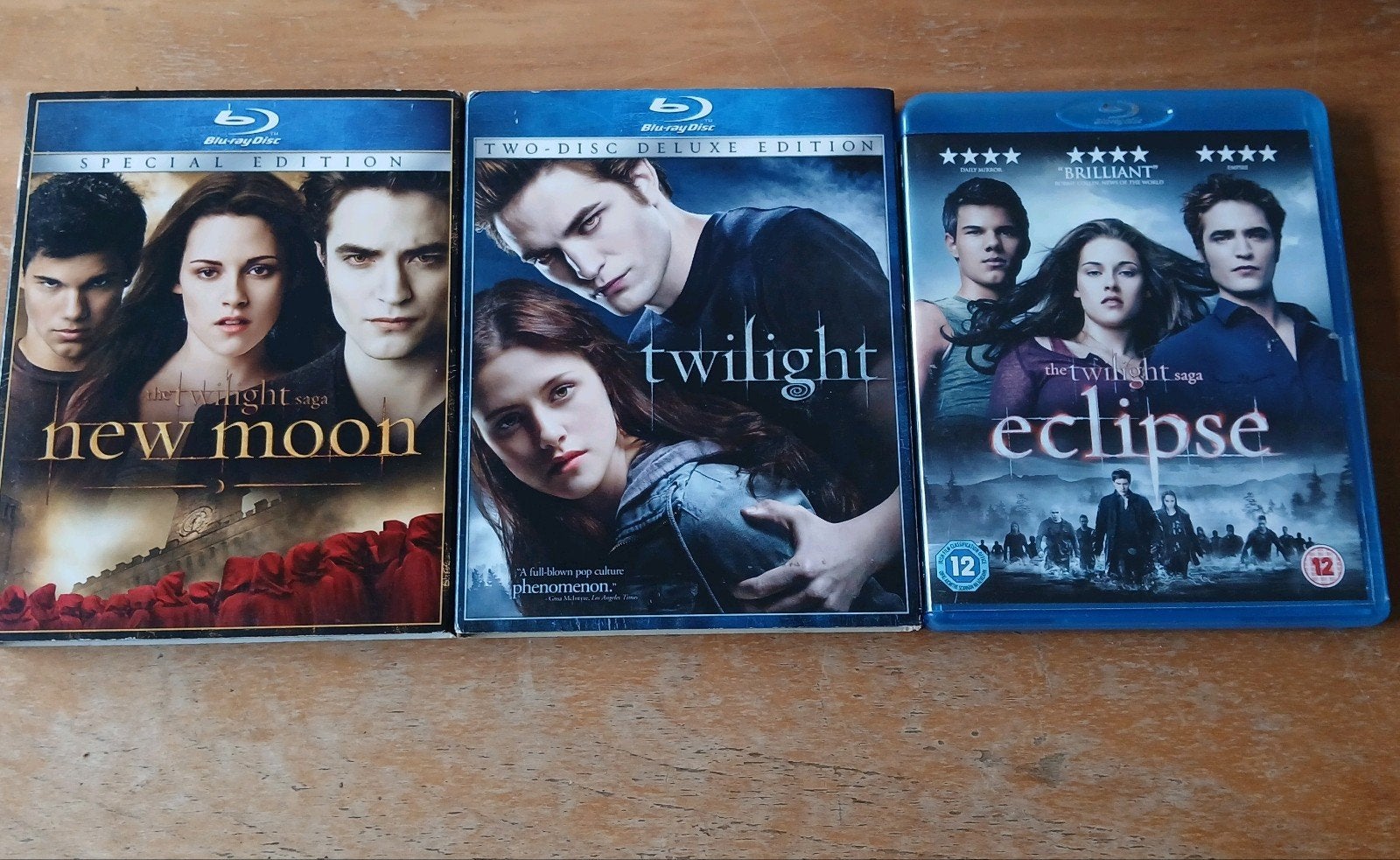 Twilight Saga Blu-ray Collectie: New Moon, Twilight, Eclipse, Engels, Nederlands, Science Fiction en Fantasy, Boxset