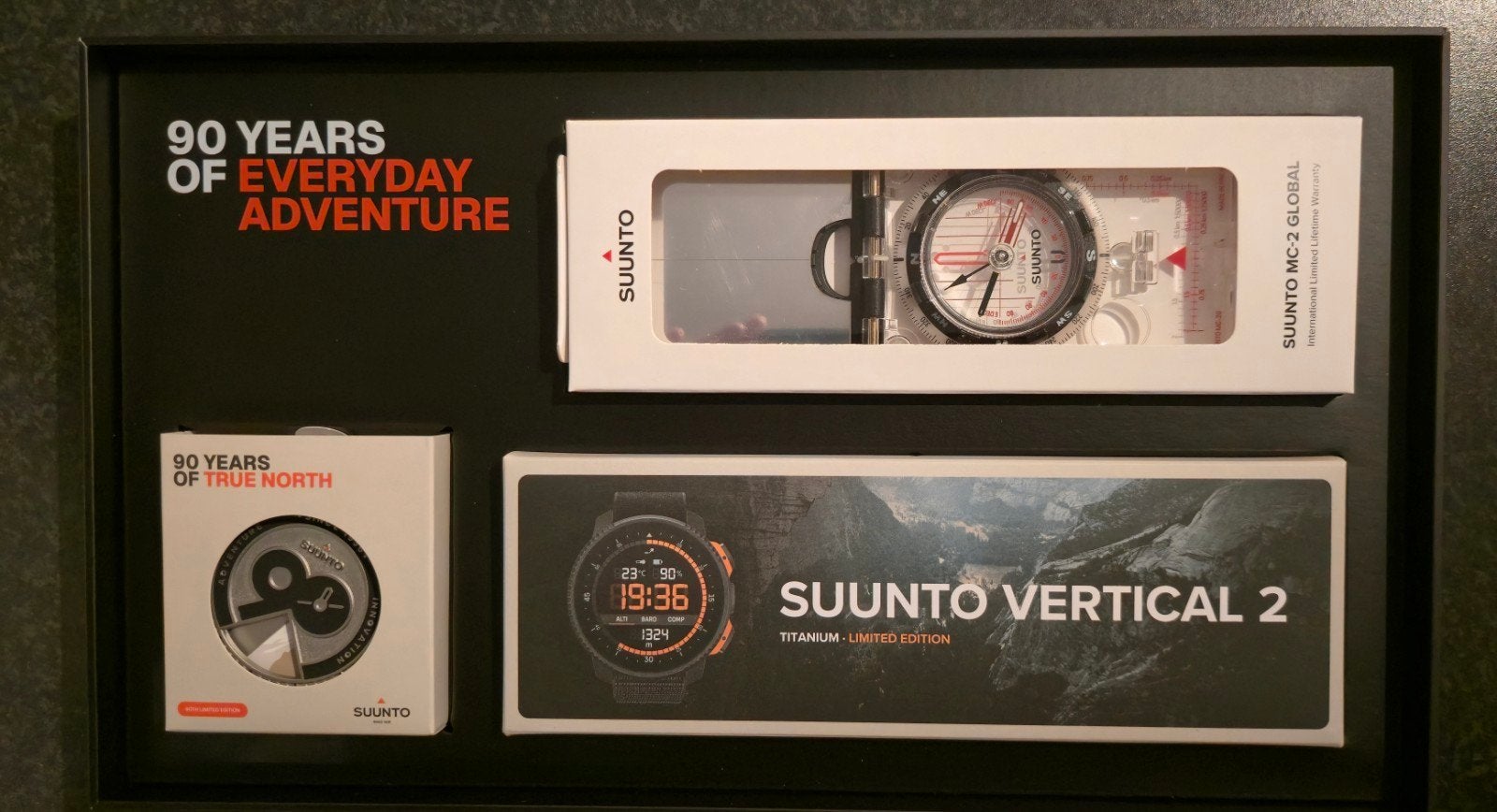 Suunto Vertical 2 Titanium Limited Edition & MC-2 Global, Stappen, Zwart, Nieuw, Ophalen of Verzenden