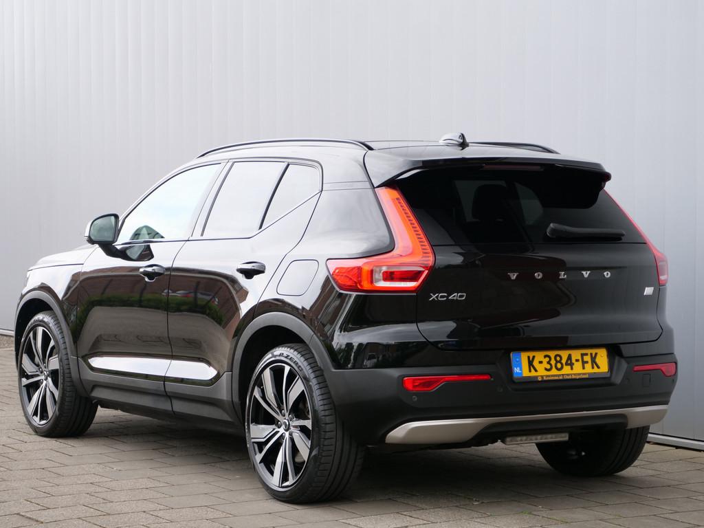 Volvo XC40 Recharge P8 AWD R-Design 408 Pk Automaat Navi / D, Gebruikt, Zwart, Zwart, Origineel Nederlands