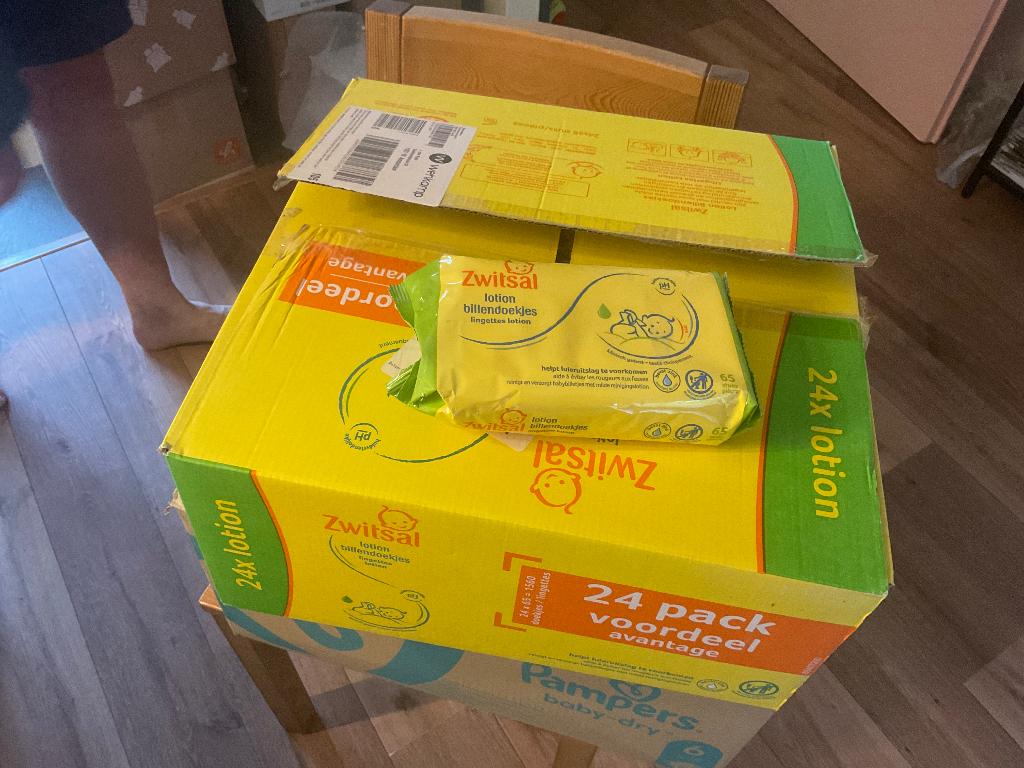 20 pakken Zwitsal billendoekjes, Kinderen en Baby's, Badjes en Verzorging, Ophalen, Nieuw, Overige typen, Overige merken