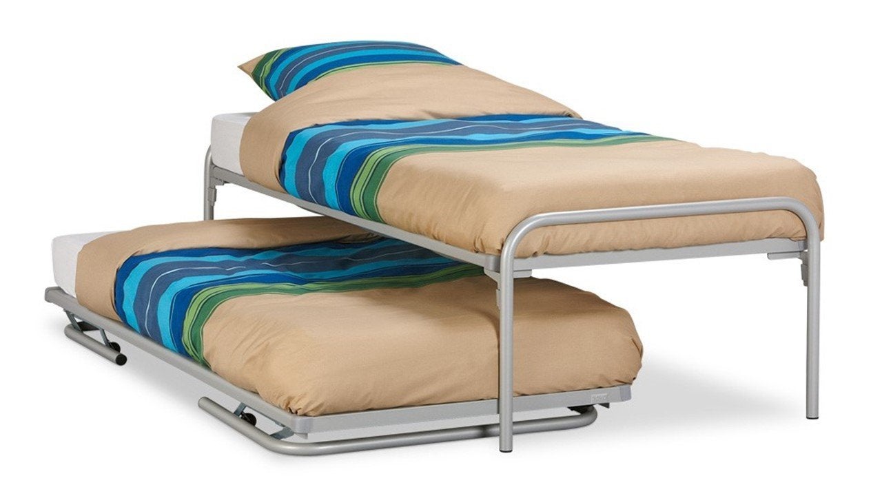 Logeerbed met onderschuifbed inclusief matrassen, Huis en Inrichting, Ophalen, Gebruikt, 90 cm, Eenpersoons