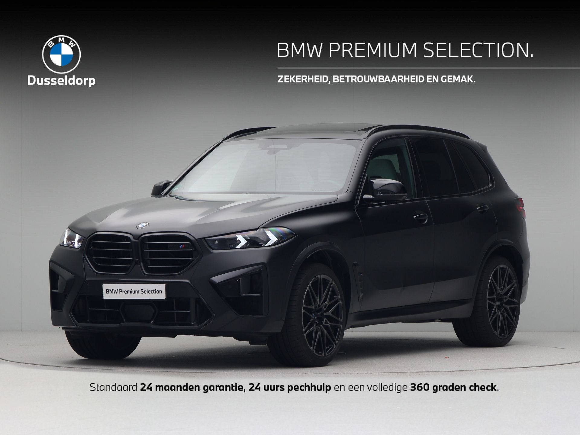 BMW X5 M Competition (bj 2025, automaat), Auto's, Automaat, Met garantie (alle), 4395 cc, Zwart
