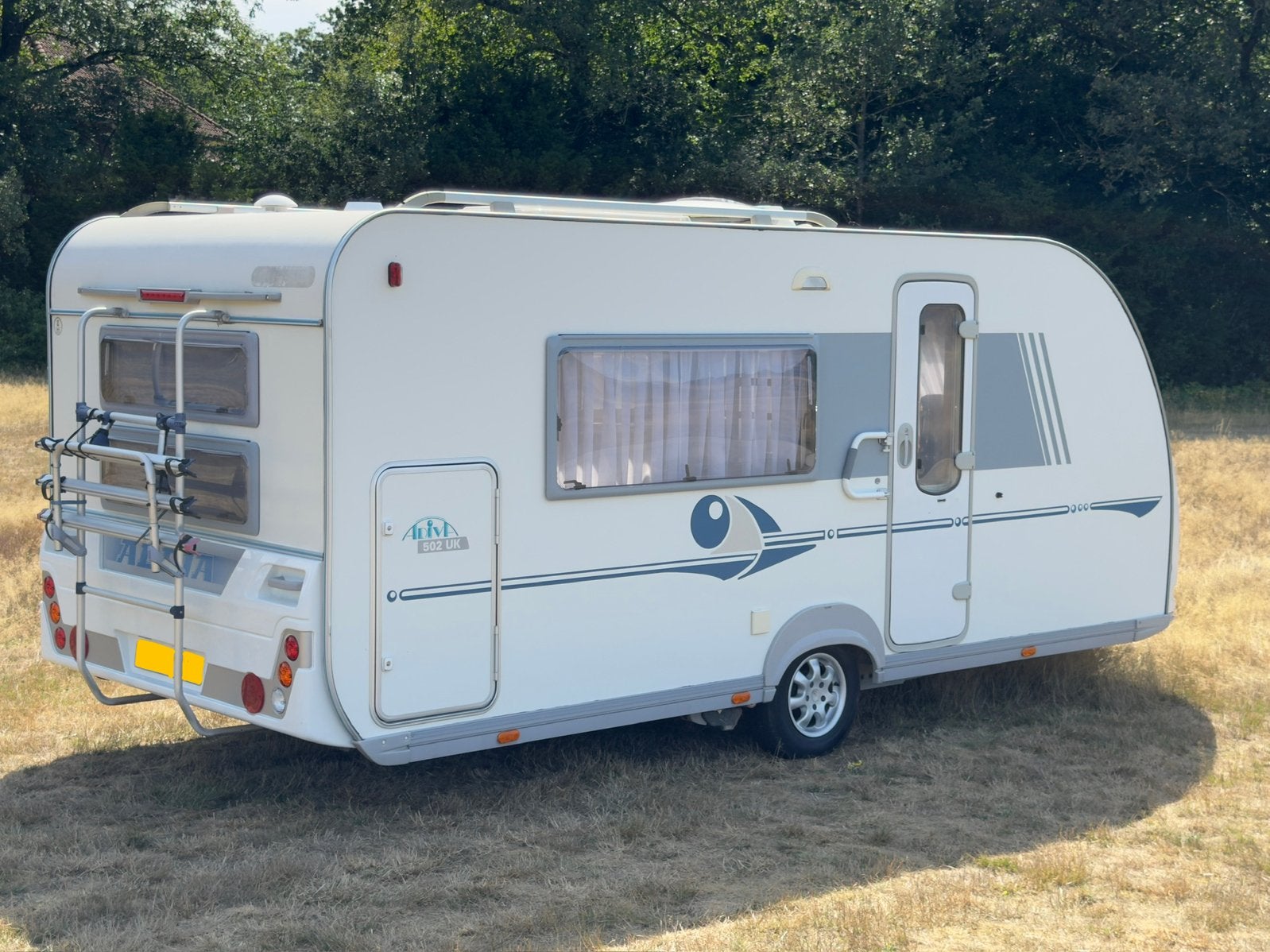 Adria 502 UK STAPELBED Volaut. Mover/Voortent/ Fietsdragers, Rondzit, Particulier, Adria, 6 tot 7 meter