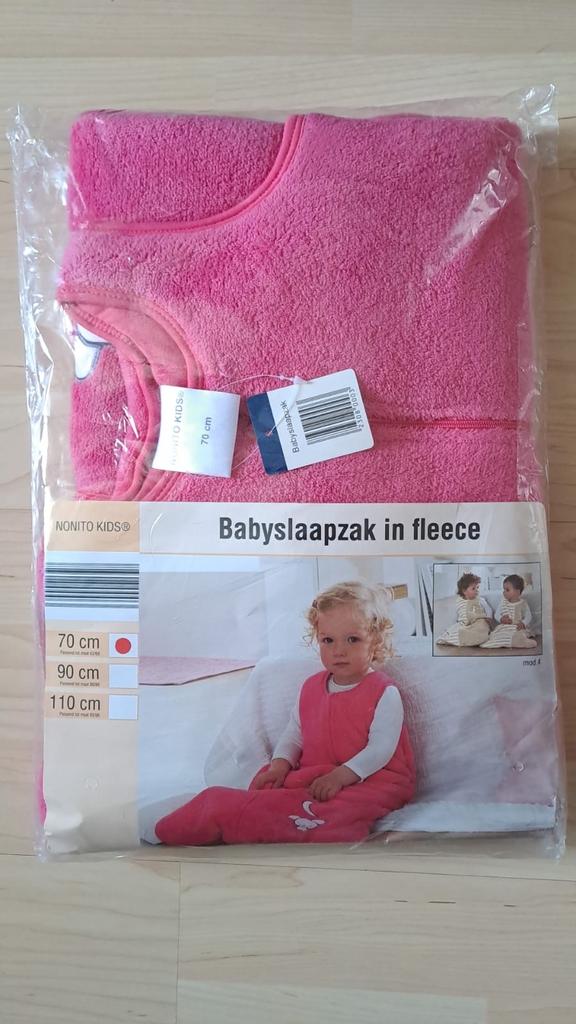 Nieuwe roze fleece babyslaapzak 70 cm, Kinderen en Baby's, Dekens, Slaapzakjes en Inbakerproducten, Ophalen of Verzenden, Nieuw