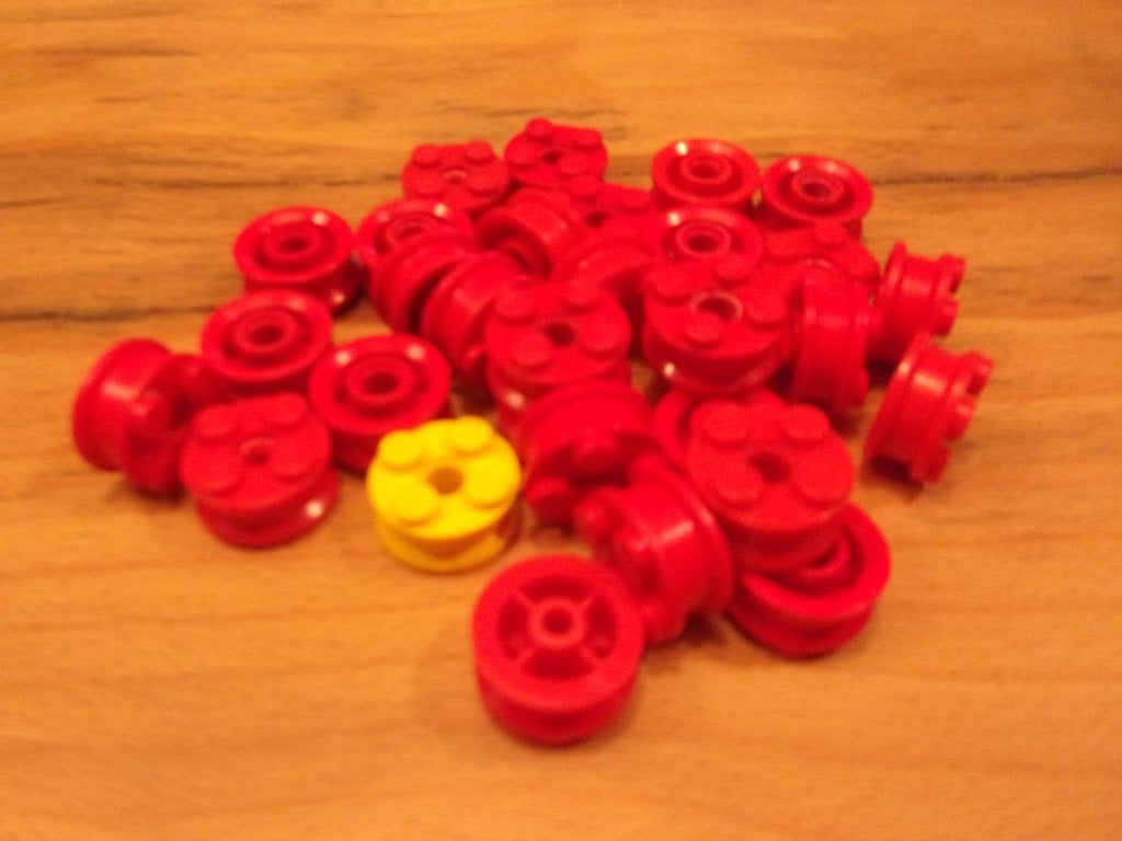 Partij Lego Freestyle wielen , 4259 , 31 stuks, Gebruikt, Overige thema's, Lego, Ophalen of Verzenden